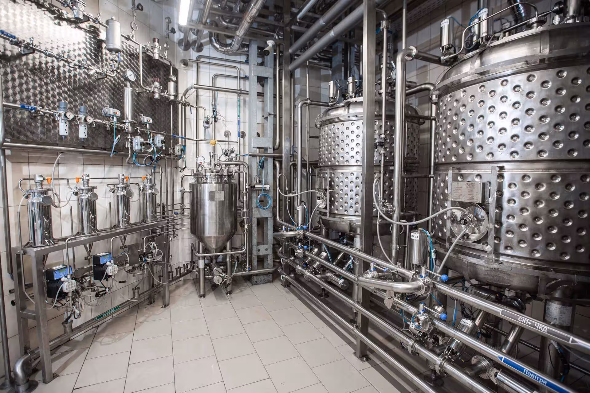Yeast handling departments