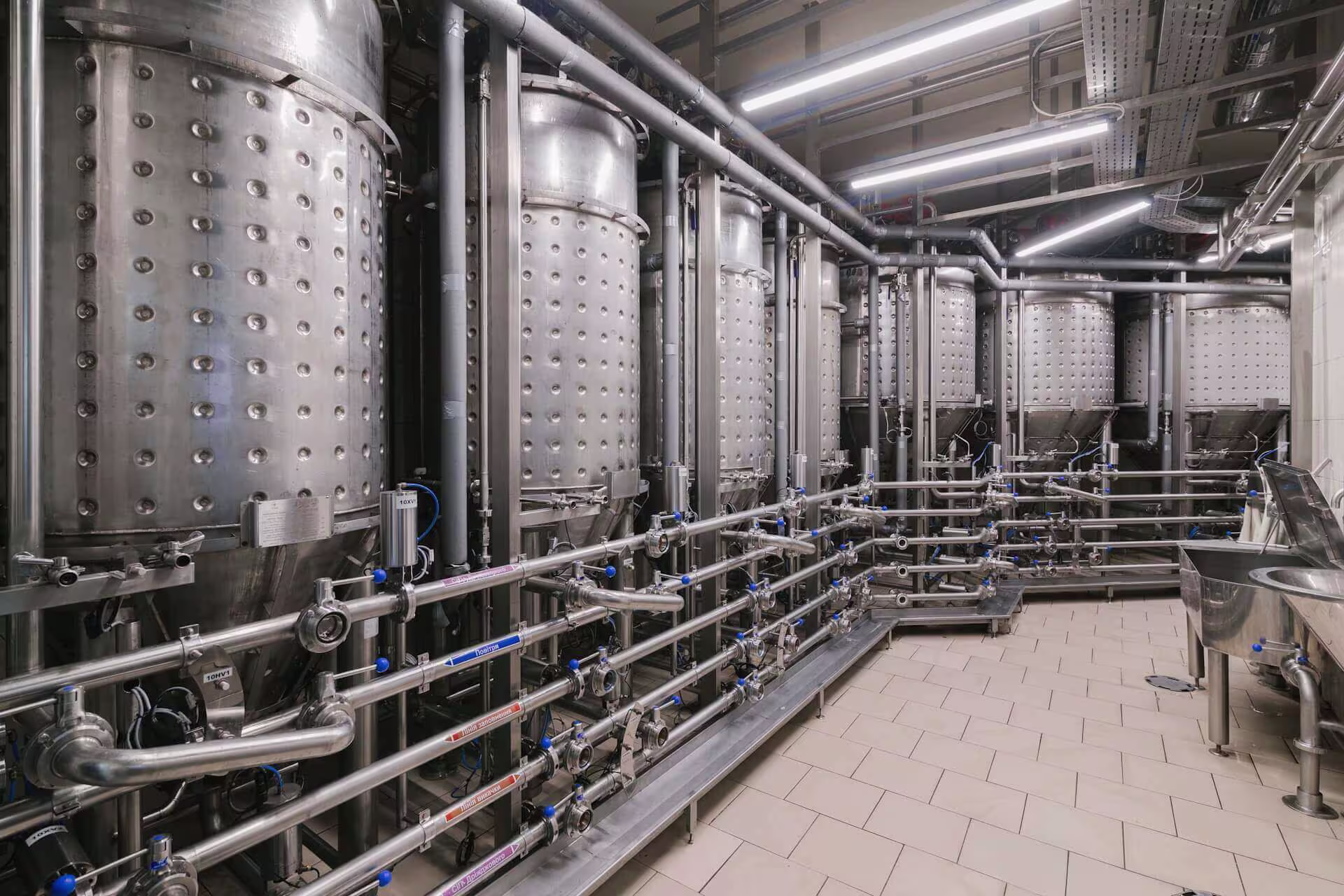 Yeast handling departments